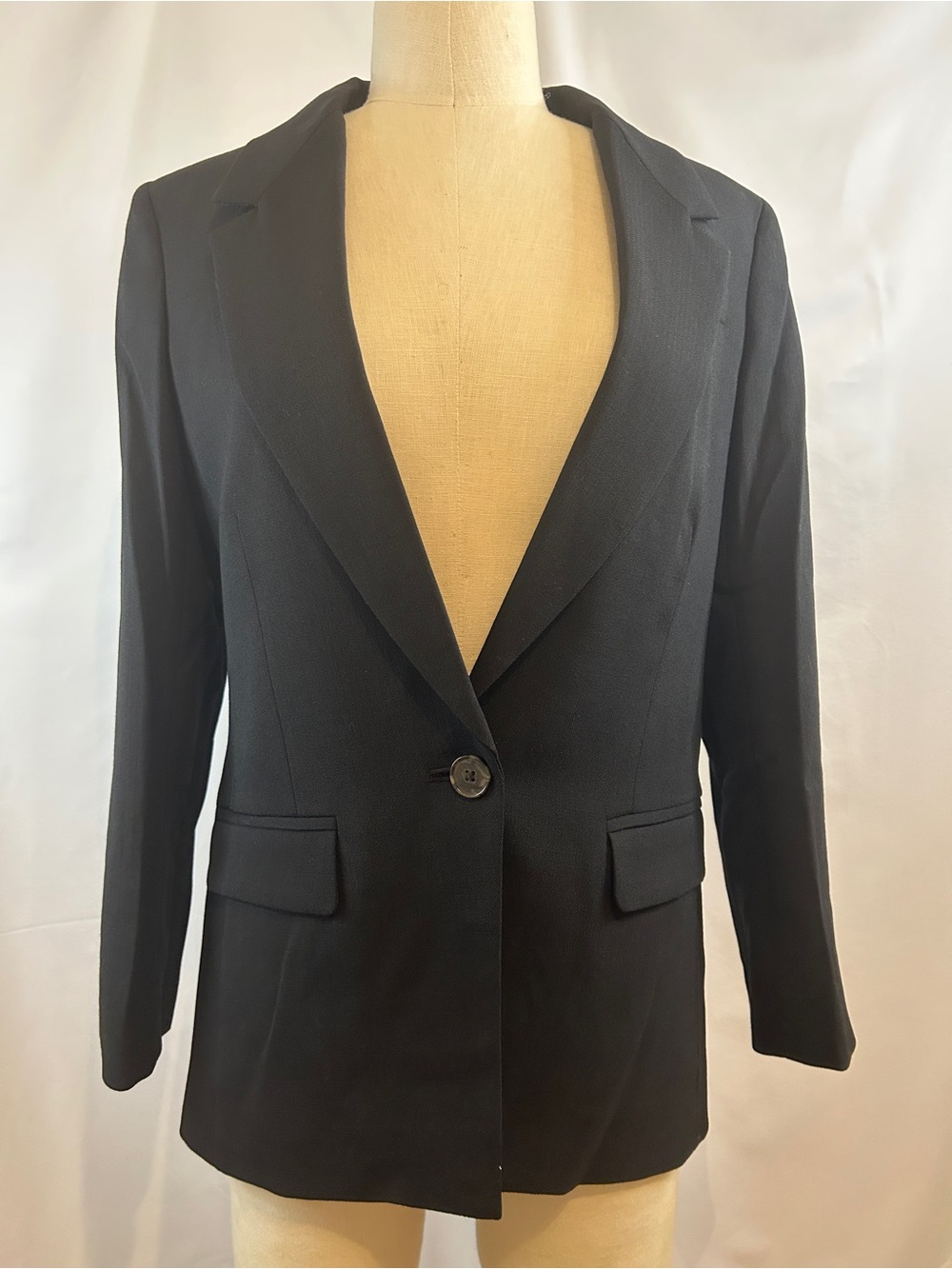 NWT J Crew Black Willa Blazer Wool 2P
